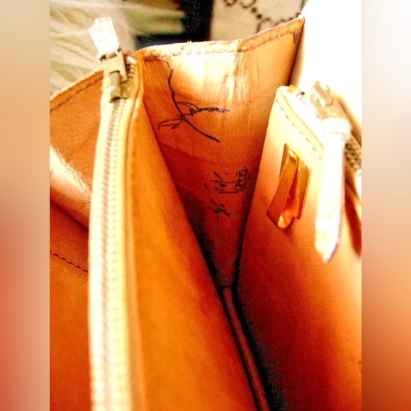 RARE Vintage GUCCI Crocodile Alligator KELLY Handbag Purse Bag  PRETTY Accessory - Picture 11 of 13